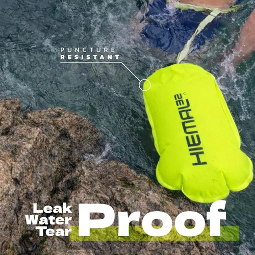 Vista 8 de Swim Buoy for Open Water with Dry Bag 15L - Fully Waterproof Swim Bubble - Be Safe with Higher Visibility, Toughened Nylon and Rest Handle Swimming