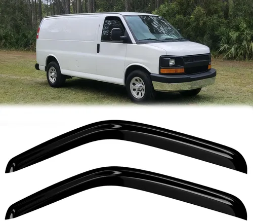Vista 9 de Protectores de lluvia para ventana, compatibles con Chevy Equinox 2010-2017, 4 unidades, deflector de viento lateral