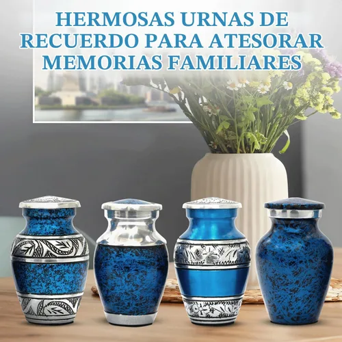 Vista 5 de Urnas pequeñas y elegantes para recuerdo de cenizas humanas, elegante urna de cremación para recuerdos preciados, recuerdos de urna pequeña, mini