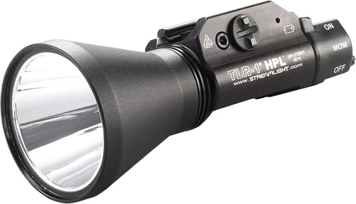 Streamlight 69216 TLR-1 HPL - Pistola táctica de alta potencia para montaje en riel de 1000 lúmenes con interruptor de puerta remoto e interruptor
