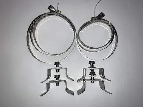 Kit de montaje de letreros de abrazadera de gusano Snap-Lok para postes grandes (doble cara)