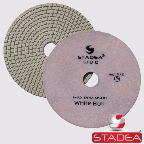 Vista 9 de Stadea PPW268B - Juego de almohadillas de pulido de diamante de 7 pulgadas para piedras de mármol de hormigón pulido de piso de granito de terrazo
