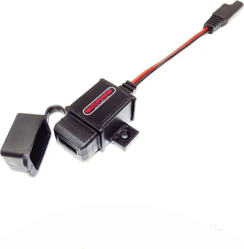 Vista 10 de MOTOPOWER MP0609A Kit de Puerto USB para Motocicleta de 3.1Amp SAE a Adaptador USB para Motocicleta