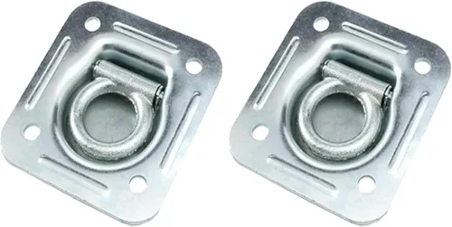 PROGRIP 824100 - Anclaje de carga para remolque con anillo en D empotrado: resistencia resistente (paquete de 2)