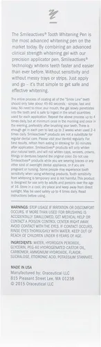 Vista 5 de Smileactives Bolígrafo blanqueador de dientes para sonrisa blanca, blanqueador de dientes rápido y removedor de manchas con punta de cepillo