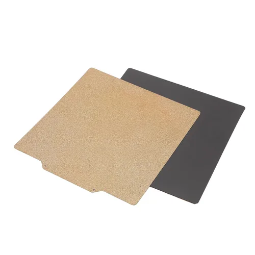 Vista 9 de Placa de construcción magnética PEI de doble cara 7.874x7.874 in, hoja de acero de resorte flexible con base magnética para impresora 3D, plataforma