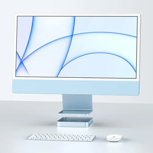 Vista 8 de HUB USB C para iMac de 24 pulgadas 2021/2023/2024, Adaptador de HUB USB de PULWTOP, Accesorios para iMac M1/M3/M4 con USB C 10Gbps 3*USB A SD/TF