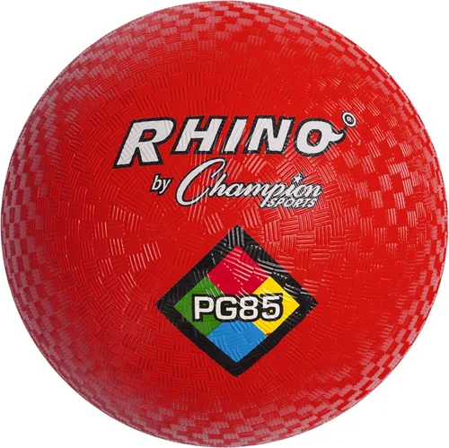 Vista 12 de Champion Sports Playground Balls – Single Balls & Sets, Multiple Colors, Durable Nylon-Wound Construction for Kickball & Indoor/Outdoor Play