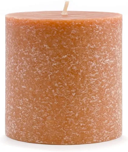 Vista 18 de Root Candles Velas de pilar sin perfume Timberline™ con textura mejorada de cera de abeja, 3 x 3 pulgadas, color gris pardo