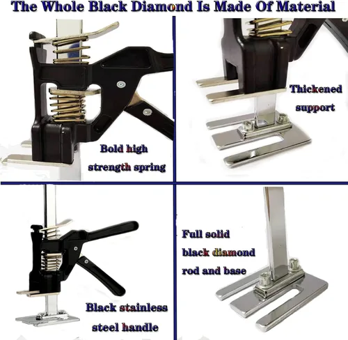 Vista 3 de Herramienta de mano de brazo, 2 piezas de brazo de ahorro de trabajo, regulador de altura de 15 pulgadas, herramienta de elevación de mano, puerta