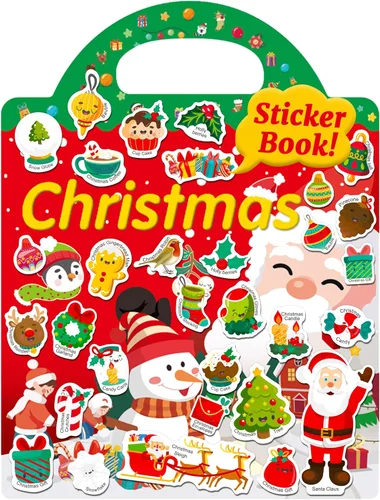 Vista 23 de Benresive - Libro de calcomanías reutilizables para niños de 2 a 4 años, libros con calcomanías de viaje divertidas y actividades de manualidades