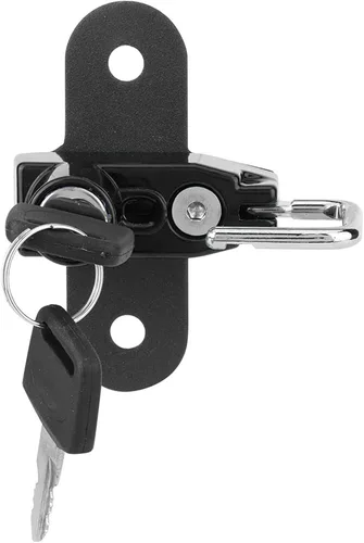 Vista 9 de Fydun Motocicleta Casco Lock Mount Hook Aleación de aluminio Kit de modificación de motocicleta para Suzuki V Strom 250 2017 (negro)