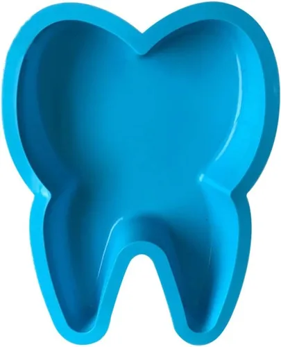 Vista 5 de HiParty Molde de dientes para tartas de dientes, dientes antiadherentes, de silicona, para tartas, pan, mousse, flan, tarta para hornear, utensilios