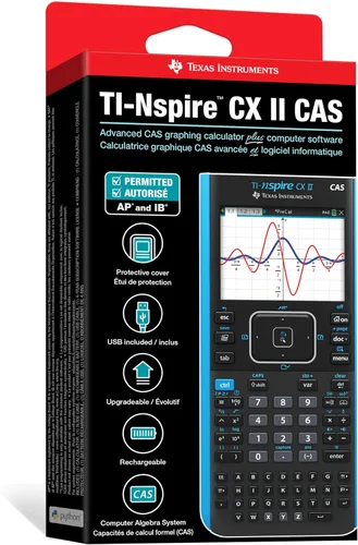 Vista 6 de Texas Instruments Calculadora gráfica de color TI-Nspire CX II CAS con software para estudiantes (PC/Mac)