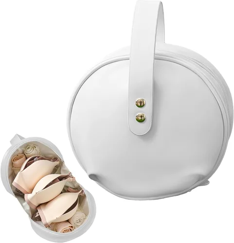 Bolsa organizadora de ropa interior de viaje, bolsa de almacenamiento de calcetines de sujetador pequeño portátil, cubo de embalaje impermeable
