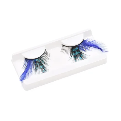 Vista 9 de Pestañas postizas blancas de Halloween, herramientas de extensión superior e inferior, anime japonés, cosplay, maquillaje natural, para fiesta
