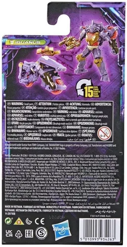 Vista 3 de Transformers Toys Generations Legacy Core - Figura de acción de Iguanus para niños a partir de 8 años, 3.5 pulgadas