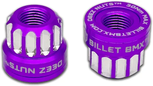 Vista 5 de BILLET BMX™ Deez Nuts™ Tuercas de eje de bicicleta de 12 puntos 3/8"-26 tpi (paquete de 2)