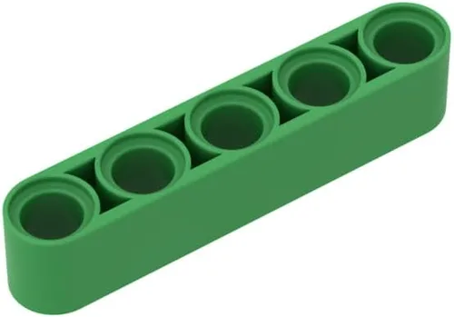 Vista 6 de Gobricks GDS-664 - Viga técnica de 1 x 5 de grosor, 50 piezas compatibles con Lego Toy 32316 piezas de bricolaje y componentes MOC para las Negro