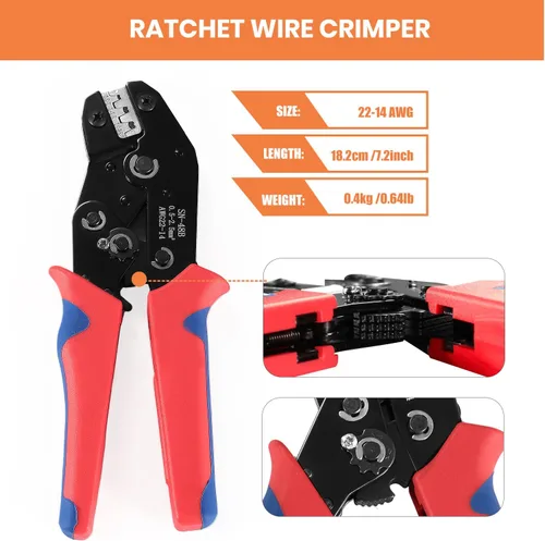 Vista 3 de 634 piezas, kit de 50 juegos de conectores DT, herramienta de crimpado para conectores Deutsch, herramienta de extracción de terminales, conector