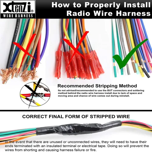 Vista 8 de Xtenzi Conector de arnés de cable de alimentación de radio de coche de 16 pines compatible con Pioneer BV9973 BV9976 BV9978 BV9979B BV9980BT