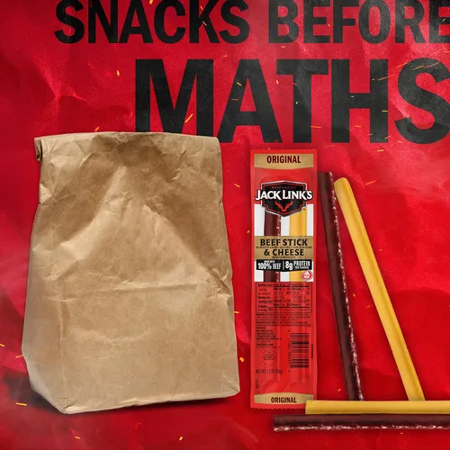 Vista 5 de Jack Link's Paquete combinado original de carne de res y queso, palitos de carne y queso originales hechos con queso real de Wisconsin, 0.27 onzas