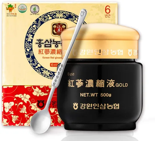 Gangwoninsam ] Extracto de ginseng rojo coreano de oro, 17.64 oz / 17.63 onzas líquidas – Contiene extracto de raíz de ginseng rojo coreano 100%