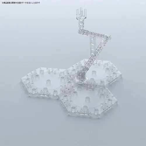 Vista 3 de Bandai Hobby - Accesorio - Base de acción 5 [Color transparente] Kit