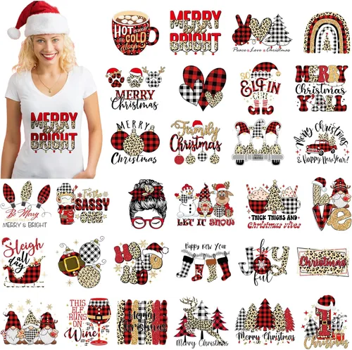 Vista 8 de Perthlin 30 Piezas de Transferencias con Plancha para Pascua, Diseño de Conejo y Huevo, Transferencias Térmicas de Pascua, Listos para Planchar