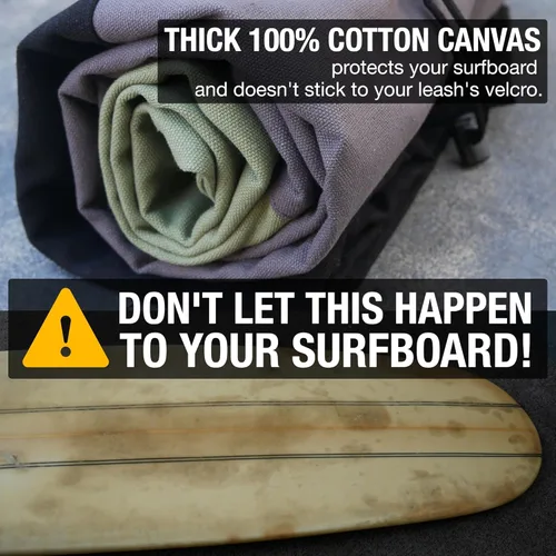 Vista 5 de Ho Stevie! Funda de lona para tabla de surf, sin cera derretida en el coche, protección contra el sol/ding