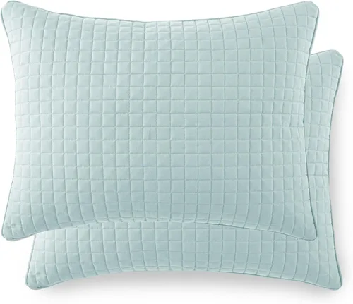 Vista 107 de Fundas Southshore Fine Linens Vilano Springs, para almohada, acolchadas, Microfibra, Pizarra, 20" x 36" 15 - Pizarra