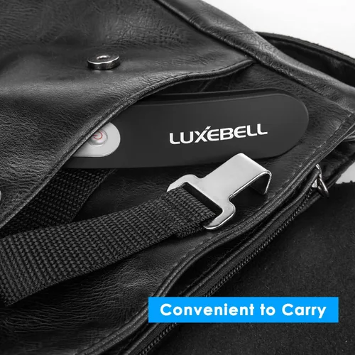 Vista 7 de Balanza digital de equipaje de regalo para maleta de viajero Balanza de peso de mano 110lbs