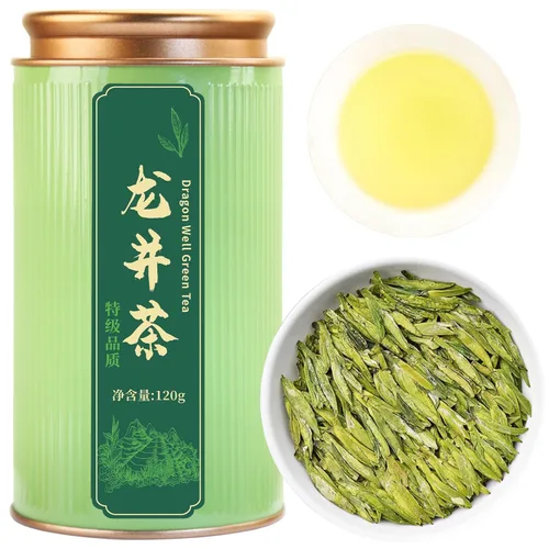 CHADUO Longjing Tea Pre-Qingming Dragon Well Té verde Nuevo té chino Té verde Hoja suelta Té verde largo Jing Té verde rico Aroma de frijol rico