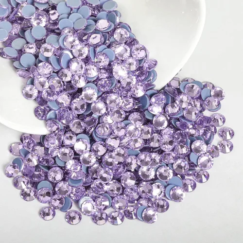 Vista 116 de Beadsland Hotfix - 1440 diamantes de imitación de cristal con parte trasera plana para manualidades, ropa, decoraciones de bricolaje, cristal AB