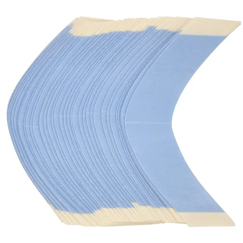 Tiras de cinta para pelucas, 36 piezas, cinta adhesiva transparente de doble cara, para peluca de encaje, peluca de Toupee (contorno A)