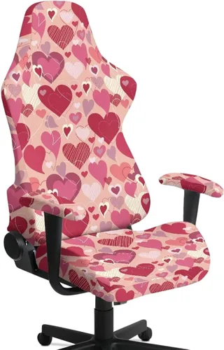 Vista 16 de Suobstales Aztec Leopard American Tribal Pattern Gaming Chair Cover Stretch Slipcover with Armrest Covers, Washable Elastic Protector Universal