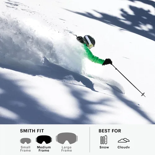 Vista 2 de SMITH Daredevil Youth Goggles with Carbonic-x Lens – Performance Snowsports Kids Goggles for Skiing & Snowboarding