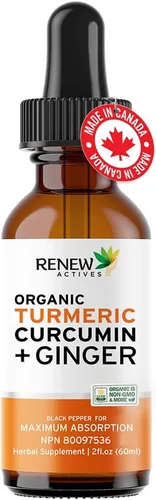 Vista 8 de Renew Actives Extracto líquido de cúrcuma con aceite de jengibre y limón