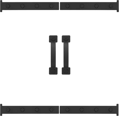 Vista 7 de HILLMASTER Accesorios decorativos magnéticos para puerta de garaje, 6 piezas de imanes rectangulares para puerta de garaje, acentos para puerta