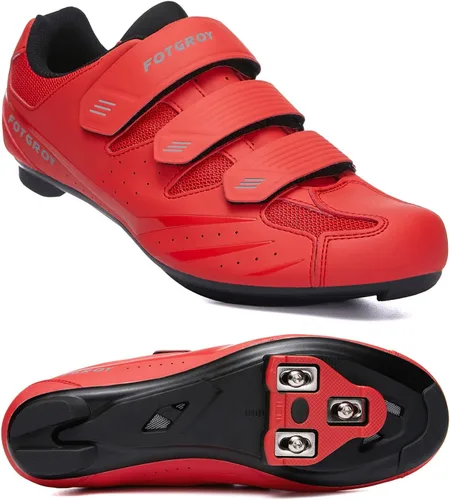 Zapatos de ciclismo para hombre y mujer, compatibles con SPD ARC Look Delta con tacos, unisex, para montar en interiores y carreteras