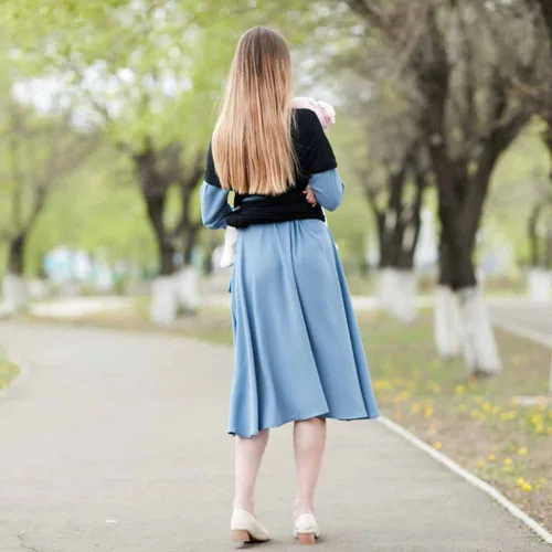 Vista 7 de 1 portabebés morado, con manos libres, ligero, portabebés, transpirable y suave, para bebés y bebés, regalo