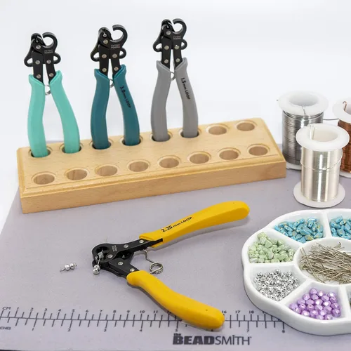 Vista 7 de The Beadsmith Paquete combinado de 1 paso, alicates de bucle de 0.089 in y 0.118 in, alambre de manualidades de 0.85-0.63 oz, crea instantáneamente