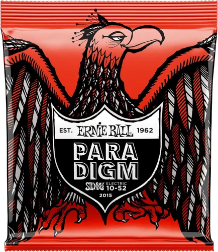 Vista 6 de Ernie Ball 2015 Paradigm cuerdas de guitarra eléctrica, parte superior ceñida, parte inferior gruesa