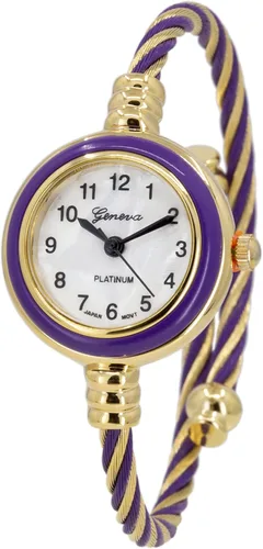 Vista 10 de Blekon Collections Reloj de Pulsera Tipo Brazalete para Mujer - Pantalla Analógica Redonda Números Árabes Caja de 23mm Reloj con Brazalete