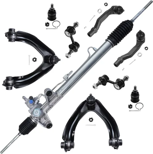 Vista 75 de Detroit Axle - Kit de brazos de control delanteros 2WD de 8 piezas para Ford F-150 Lincoln Mark LT 05-08, 4 brazos de control superior e inferior
