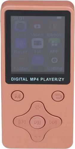 Vista 4 de Reproductor MP3 MP4 de 32 GB, reproductor de música con Bluetooth 5.0, pantalla LCD de 1.8, con altavoz de video FM, libro electrónico, visor