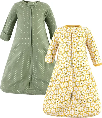 Vista 5 de Hudson Baby Saco de dormir unisex de algodón con manga larga para bebé, saco, manta