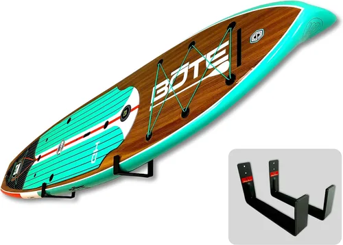 StoreYourBoard Naked Paddle Board Rack, soporte de pared para almacenamiento de tablas de remo, soporte para tabla de remo para garaje o hogar,