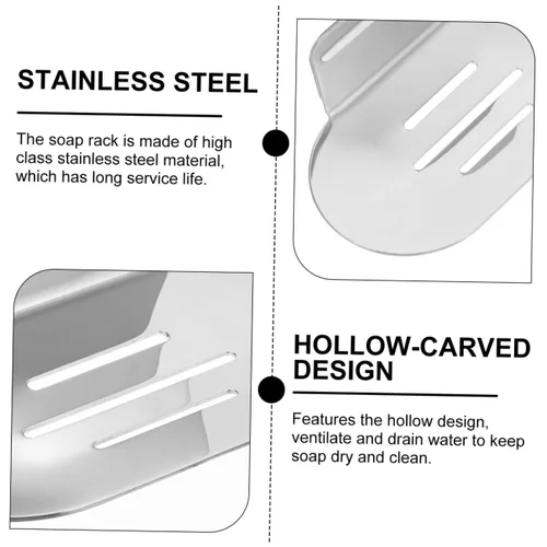 Vista 9 de Levemolo 2 piezas de estuche de esponja platos de cepillo de drenaje recipientes para taladro montado jabón hogar contador drenaje ducha Punch sin