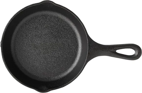 Vista 3 de Lodge Serie Wildlife - Sartén de hierro fundido de 6.5 pulgadas con escena de lobo